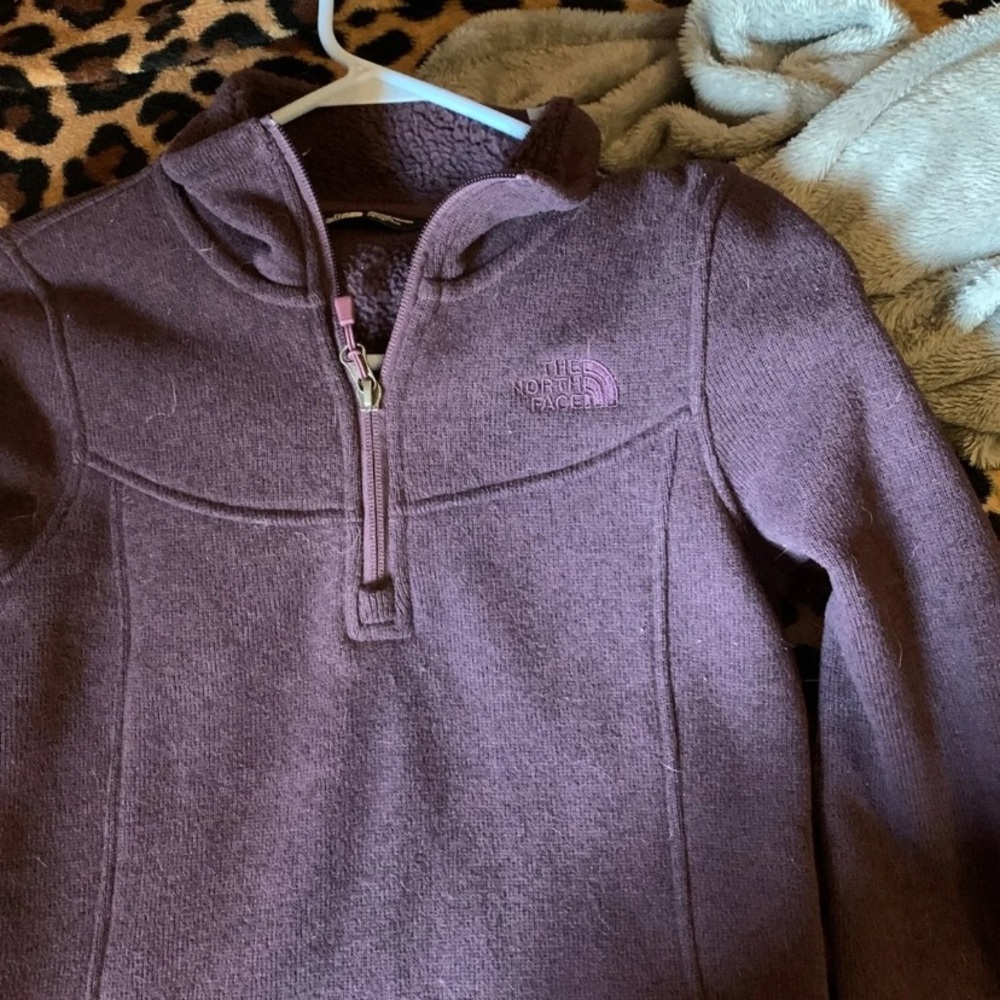 Noth face fleece sweatshirt